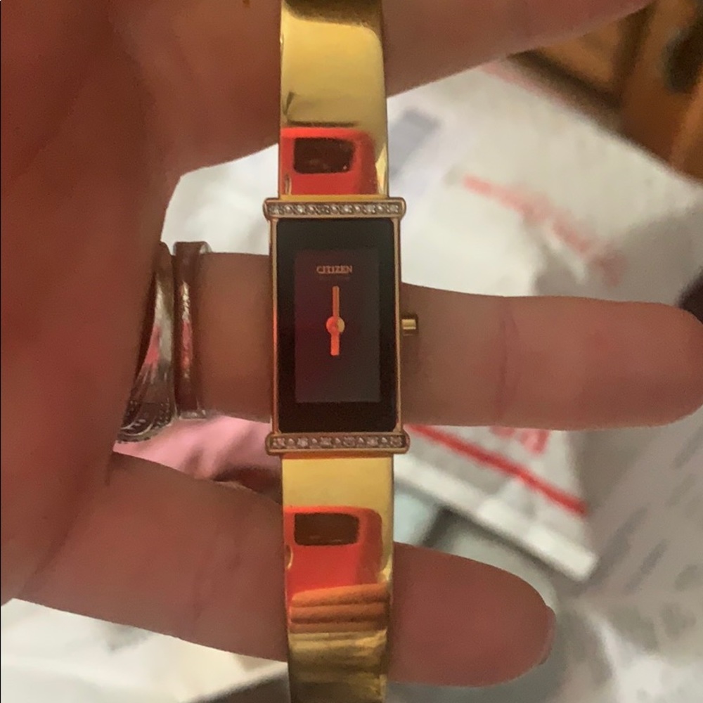 citizen watch gold and stainless steel